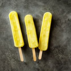 Banana Turmeric Ice Pops 1 banana turmeric ice pop