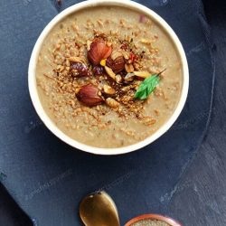 Barley Dates Apple Kheer 1 barley dates apple kheer