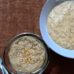 Roasted Almond Dalia Porridge 1 dalia porridge