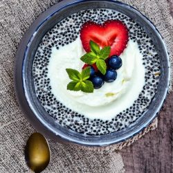 Curd With Chia Pudding 1 Curd With Chia Pudding Travel Food