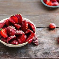 Oven Dried Strawberries 1 Oven Dried Strawberry Travel Food
