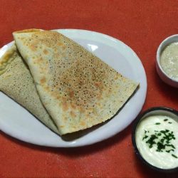 Spongy Sabudana Dosa 1 Spongy sabudana dosa