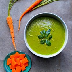 Carrot Spinach Soup 1 carrot spinach soup