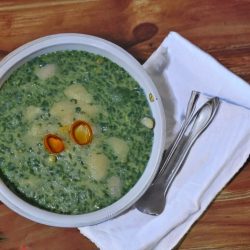 Palak Rice Porridge 1 palak rice porridge