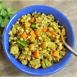 Oats Veggie Upma 1 veggie oats upma